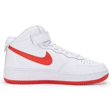 Nike Zapatillas deportivas casuales ligeras de media caña AIR FORCE 1 MID EASYON (GS) FN1193-106 - blanco/rojo oscuro claro - Ver 2