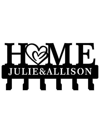 1 pièce Porte-clés personnalisé avec nom, porte-clés avec nom personnalisé, porte-clés mural, crochet avec nom personnalisé, crochet pour manteau, crochet pour sac à dos, crochet pour serviette, crochets pour clés muraux, porte-clés