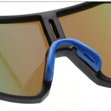 1pc Wrap Futuristic Cyberpunk Fashion Glasses For Outdoor Bicycle Riding, Running,Unisex - Multicolor - View 8