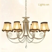 3szt./6szt. Małe klosze do lamp, klips na żarówkę, ręcznie robione, idealne do lamp stołowych, kinkietów, żyrandoli - idealne do sypialni i biura, wystroju domu, prezent dla rodziny i przyjaciół - Wielokolorowe - Zobacz 5