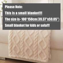 1 Stück einfarbige Decke, minimalistischer, einfarbig gewebter Stoff, mehrere Größen, warm haltende Decke für Zuhause, die ganze Saison über