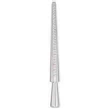 Kit de medición de talla de anillo con 2 unidades, pequeño y conveniente para medir el tamaño del anillo - Plateado - Ver 6