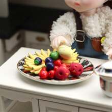 10pcs Random Miniature Clay Fruits For 1_12 Dollhouse Accessorizes And DIY Micro Scenes - Random Colors and Styles - View 5