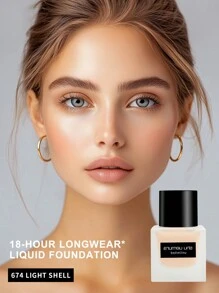 Shu Uemura Unlimited Breathable Lasting Foundation Natural Matte Finish #584 #674 - 1.18 Fl.Oz./35ml - 674 berwarna kekuningan dan putih - View 10