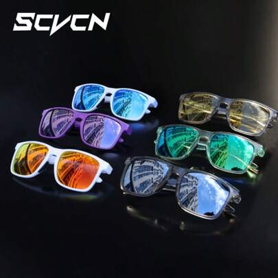  Kính đạp xe phân cực SCVCN, kính câu cá, kính thể thao ngoài trời, kính xe đạp leo núi và xe đạp đường trường dành cho nam, phụ kiện leo núi và chơi golf dành cho nữ, kính xe đạp, kính cắm trại và du lịch cổ điển.