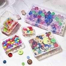 QYDCX 1/5pcs Plastic Storage Boxes With Lids, 5 Size Options, For Collecting Small Items, Beads, Game Accessories, Business Cards, Earrings, Rings, Necklaces, Pendants, Craft Supplies