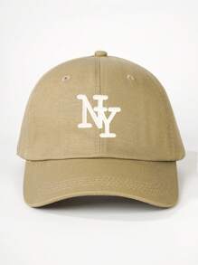 1pc Outdoor Embroidered NY Baseball Cap, Adjustable Sun Protection Casual Hat Suitable For Spring Autumn Travel, Fashion Versatile Sunshade For Men, Y2K Style - Baseball Cap - View 17