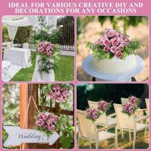 1 Miếng Hoa nhân tạo , Hoa hồng , Ngày lễ tình nhân Món quà , Tiệc sinh nhật Đồ trang trí , Lễ cưới Hoa Giỏ , Cô dâu Giữ Hoa , Nhà  Sự sắm sửa , Ăn uống , , , Bình hoa , Đồ trang trí , Năm mới Đồ trang trí , Ngoài trời , Của Mùa học - Màu Hồng  Dưa hấu - Xem 5