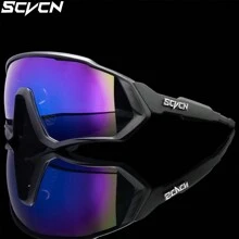 SCVCN Occhiali da ciclismo per bicicletta SCVCN, classici, per uomo e donna, adatti per mountain bike, bici da strada, attività all'aperto come sport, pesca, escursionismo, vacanze, campeggio