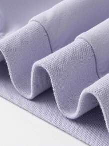 mini bala Girls' Long-Sleeve Sweatshirt, Cute And Soft Spring Top - Pink Purple - View 8