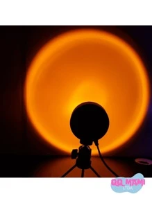 Luminária Projeção Pôr do Sol LED com Tripé - Luz Mágica e Atmosférica, Envio Imediato