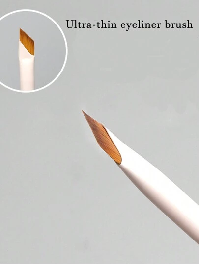 화이트 업그레이드 정밀 앵글 아이브로우 아이라이너 메이크업 브러쉬, 초박형 소프트 팁 디테일 브러쉬, 아이브로우 브러쉬, 아이섀도우 브러쉬, 브러쉬