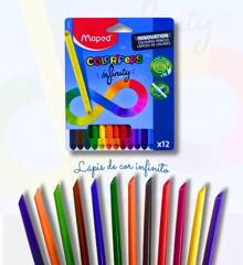 10 Boxes Of Infinite Colored Pencils For Children, Non-Sharpened, 12 Colors, Souvenir, Educational Material, Gift - 彩色 - 查看 3