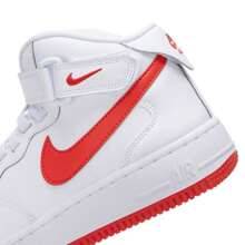 Nike Zapatillas deportivas casuales ligeras de media caña AIR FORCE 1 MID EASYON (GS) FN1193-106 - blanco/rojo oscuro claro - Ver 8