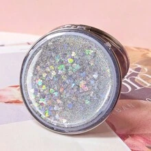 1pc/2pcs/4pcs Folding Double-Sided Mirror Glitter Small Mirror Folding Handheld Pocket Mirror Portable Travel Pocket Makeup Mirror For Pockets, Bags And Travel Gifts Birthday Graduation