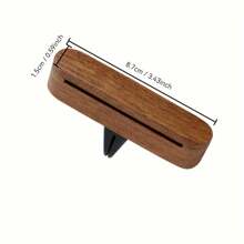 Wood Car Air Freshener Diffuser Clip-Aromatherapy Dispenser, Diffuser Wood, Fragrance Box, Aromatherapy, Soothing Aroma Release From Car Air Conditioning Outlet, Decorative Automotive Accessories,Car Breeze System
