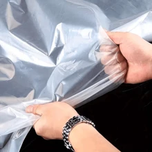 1 Piece Of Transparent Colorless Rainproof Oilcloth, Encrypted Grommets, Tear Resistant Drawstrings, Windproof, Dustproof, Waterproof, And Snow Resistant. Garden Rain Cover, Courtyard Fence, Camping Outdoor Tent Cover, Porch Canopy, Perfect For Terraces, Gardens, Chicken Coops, Pigsties, And Camping - Multicolor - View 7