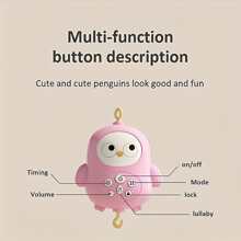 1 Set Soothing Music Baby Rattle: Includes Rotating And Hanging Baby Crib Toy, Cute Design Stimulates Development, Helps Baby Sleep, Parent-Child Interactive Toy, Birthday Gift - Multicolor - View 5