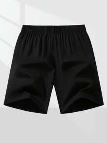 Men's Quick-Dry Casual Loose Shorts, Breathable Fitness Running Sports Shorts, Summer - Army Green - View 7