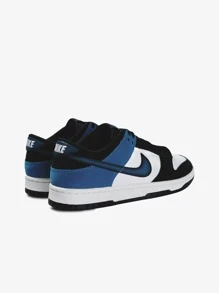 Nike Dunk Low Retro - Summit White/Industrial Blue-Black-White - View 3