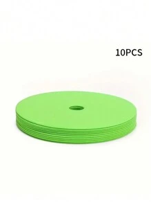 10 piezas/20 piezas Marcadores planos para suelo, conos de entrenamiento de fútbol, vallas de entrenamiento, suministros de entrenamiento de velocidad y agilidad, artículo imprescindible para volver al colegio y festivales deportivos