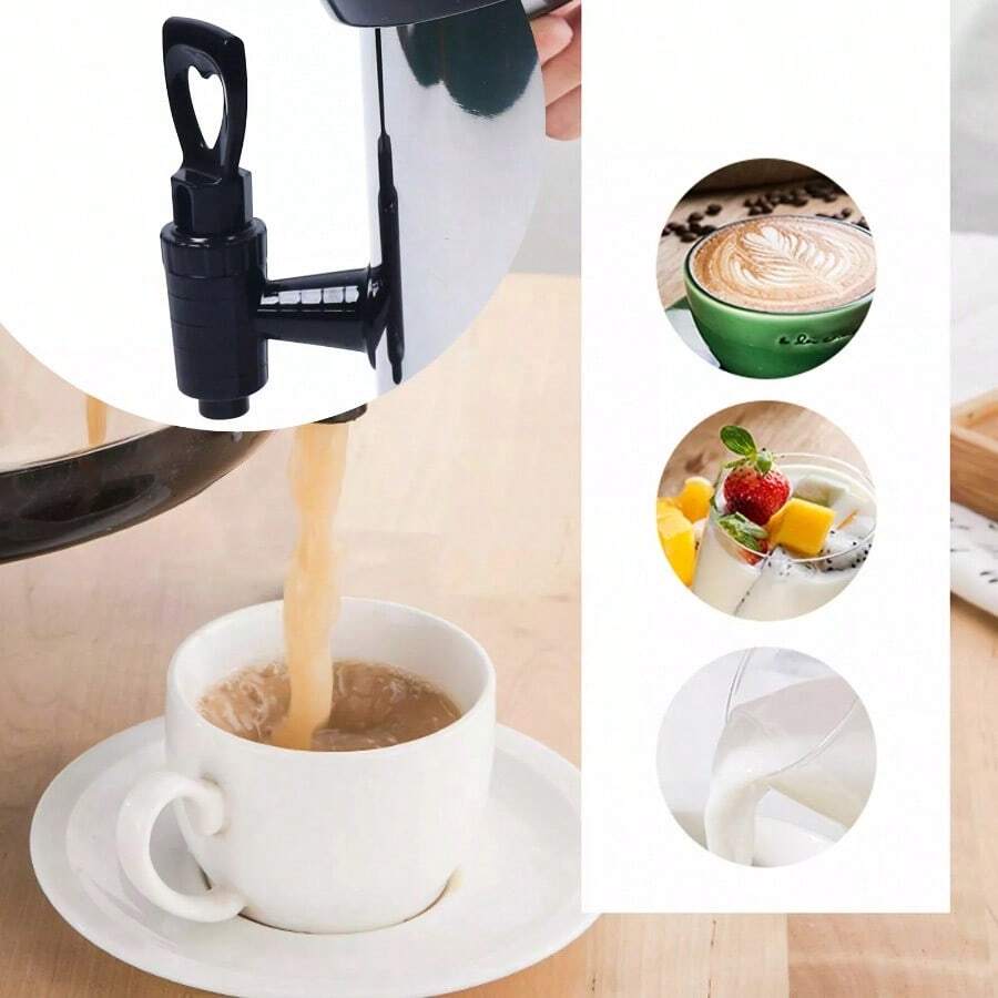 8L Water Cooler Barrel Flask Beverage Dispenser Hot Cold Dispenser Barrel - 1 - View 1