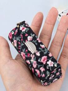 Hộp đựng son môi họa tiết hoa dành cho nữ có gương, hộp đựng son môi, bộ sắp xếp mỹ phẩm, túi trang điểm du lịch, hộp đựng son môi họa tiết hoa cổ điển, hộp đựng mỹ phẩm - Món quà hoàn hảo cho phụ nữ - Thích hợp sử dụng hàng ngày - Quà tặng Ngày của Mẹ, thiết kế gấp gọn thanh lịch, nhiều màu sắc để lựa chọn - Nhiều màu - Xem 12