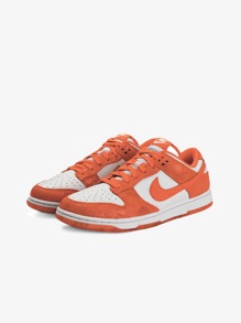 Nike Unisex Dunk Low Orange - Light Bone/ Orange-laser Orange - View 2