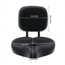 YUNRUX Tricycle Seat With Backrest, Extra Wide Bicycle Seat With Backrest - Black - View 2