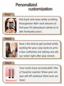 زوج من الجوارب المخصصة بالوجه، جوارب مطبوعة بصورة مخصصة، جوارب وجه مضحكة شخصية، جوارب مطبوعة بأي صورة، هدية للذكرى السنوية، هدية عيد الحب، هدية عيد الميلاد، هدية الزفاف - متعدد الألوان - مشاهدة 7