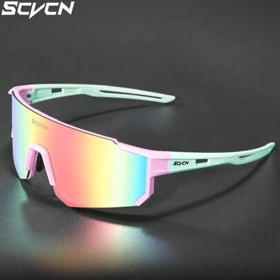 SCVCN Bicycle Sports Cycling Glasses Classic Men Women MTB Mountain Road Bike Racing Glasses Outdoor Golf Glasses Fishing Climbing Hiking Fashion Vacation Camping Accessories