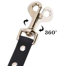 PVC Dog Lead Waterproof Long Dogs Leash Easy To Clean Leash Reflective Recall Tarining Tracking Rope For Small Medium Large Dogs - Black - View 5