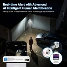 Light Bulb Camera 2K Resolution Home Wifi3MP Security Camera, Intelligent 360 Ptz Indoor/Outdoor Light Bulb Security Camera, Remote Voice Intercom HD Night Vision Light Bulb Security Camera Can Be Used Indoors And Outdoors - 白色 - 查看 7