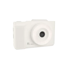 1080P FHD 48MP 紧凑型数码相机，配备防抖、32GB 卡、16 倍变焦、USB 充电、补光灯、白色/绿色/黑色 - 青少年的理想圣诞节和生日礼物 - 彩色 - 查看 13