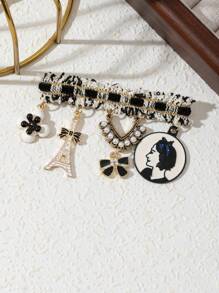 1 chiếc trâm cài áo vương miện tua rua phong cách cung điện thanh lịch, phụ kiện trang sức quyến rũ tông vàng, quà tặng cho phụ nữ, thích hợp để đeo hàng ngày - cổ điển - Xem 9