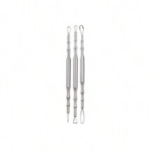 6 PEÇAS Conjunto de Agulhas para Remoção de Acne e Cravos com Lupa, Agulha de Aço Inoxidável para Remoção de Manchas Pretas, Espinhas e Limpeza Profunda, Kit de Cuidados com a Pele