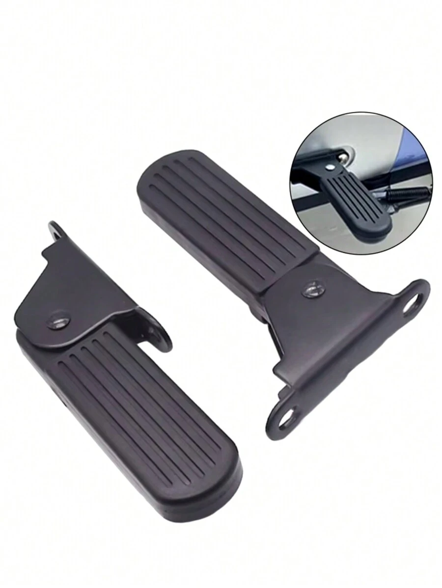 POSAPIES PLAGABLES DE METAL PARA BICICLETA ELECTRICA - Negro - Ver 1