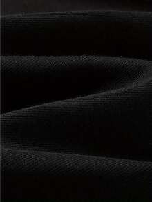 DOGE American Flag Puppy Print T-Shirt, Back Printed Men's Casual Style, Summer And Autumn Micro-Elastic, Round Neck, Pure Cotton T-Shirt - Black - View 5