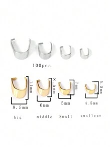 100pcs/set Minimalist DIY Earrings Accessory