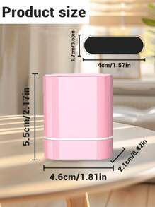 1pc Stamp+100 Name Stickers- Custom Name Stamp For Kids Clothing Waterproof Back To School Supplies For Kids,The Name Stamp Personalized For Clothes ,Handwritten Signature Stamp,Personalized Clothing Stamps For Clothes, DIY Customized Cartoon Self Inking Name Seal Stamp For Business Use Back To School Supplies Student Stationery Gift - White - View 2