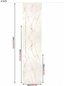 1 件大理石裂缝翻新贴纸，用于家居装饰，可移除自粘墙纸，用于橱柜、桌子、椅子、房间背景，翻新贴纸剥离墙板、墙纸、壁纸、春季装饰品让您的家焕然一新，拉玛装饰贴纸 - 彩色 - 查看 14