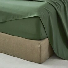 3/4 Piece Home Bed Sheet Set, Soft, Cooling, Comfortable And Breathable Bedding Set, Hotel Luxury Home Summer Bedding Sheets Twin, 1 Or 2 Pillowcases, 1 Flat Sheet And 1 Fitted Sheet,Room Decor,  Ideal Gift. - Dark Green - View 11