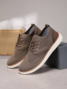 2025 New High-End Men's Multifunctional Casual Leisure & Running Shoes, All Season - Brown - View 2