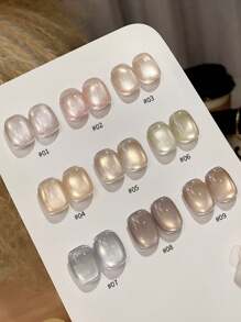 annies 12g/件 10 色猫眼指甲油凝胶,2025 最新闪光月光玻璃珠猫眼美甲,沙龙版 1 件/9 件套装 - 彩色 - 查看 3