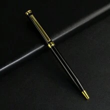 1/5/10/30 unidades Bolígrafo personalizado con grabado láser de nombre, tinta negra, logotipo personal para oficina, estudio, firma - Negro - Ver 9