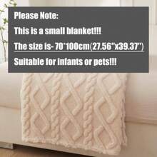 1 Stück einfarbige Decke, minimalistischer, einfarbig gewebter Stoff, mehrere Größen, warm haltende Decke für Zuhause, die ganze Saison über