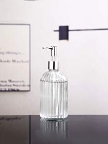 1 件 13.53 盎司玻璃皂液器（带泵）、台面乳液瓶、按压式台面皂液器、浴室洗手液容器、可再填充洗发水/沐浴露瓶、浴室配件、家居装饰、家居浴室装饰秋季装饰返校 - 彩色 - 查看 19