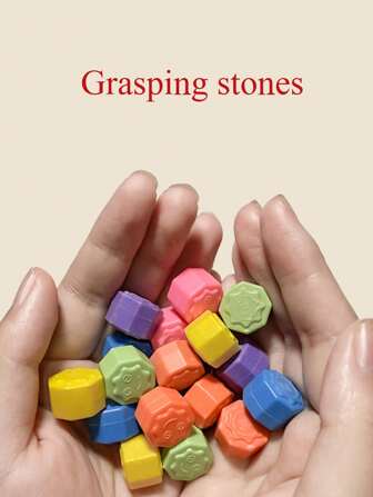 随机18件36件54件5cm PVC经典游戏接石头经典电影周边游戏投掷接石头扔石头派对多人派对游戏棋盘游戏
