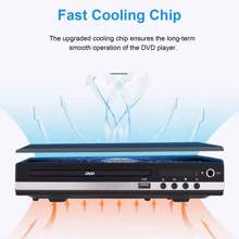 1080P DVD Player All Region Free DVD CD Disc Player AV Output USB Remote Control - US A Type Plug(110-127V) - View 7