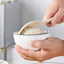 Type Silicone Can Stand Rice Spoon Household Rice Cooker Rice Spoon High Temperature Silicone Non-Stick Rice Spoon - Multicolor - View 5
